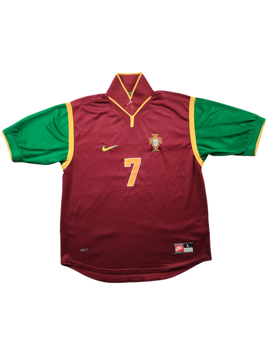 Portugal 1999-00 Home Shirt (Figo) (L)